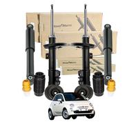 Kit 4 Ammortizzatori Monroe Roadmatic Per Fiat 500 + Supporti e Tamponi