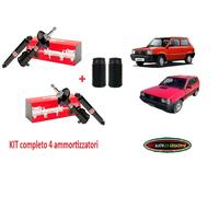 Kit 4 Ammortizzatori + Parapolvere Fiat Panda 141 4X4 1000 1100 Trekking sisley