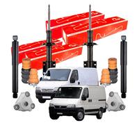 KIT 4 Ammortizzatori SPEED Ant+Post Supporti Tamponi Fiat Ducato Citroen Jumper