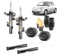 COPPIA AMMORTIZZATORI ANT ASHIKA FIAT 500 1.3 D Multijet KW:70 dal 09> MA00162