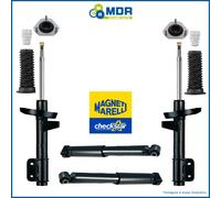 KIT 4 AMMORTIZZATORI + SUPPORTI + TAMPONI MARELLI PER FORD FIESTA VI 2013->2017