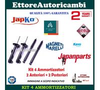 KIT 4 AMMORTIZZATORI SUZUKI SAMURAI 1.9TD DAL 98 - NUOVI- 2ANTERIORI+2POSTERIORI
