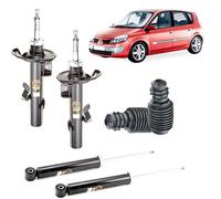 Kit 2 Ammortizzatori Destro Sinistro Posteriori per Renault Scenic II dal 2003