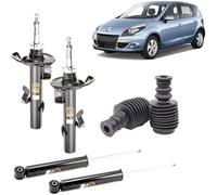Kit 4 Ammortizzatori + Tamponi anteriori SCENIC 1.5 1.6 2.0 dCi TCe 2009-2016