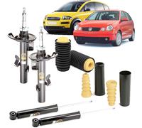 Kit 4 ammortizzatori + tamponi POLO 9N IBIZA 6L FABIA 6Y A2 dal 2000 al 2010