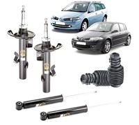 Kit 4 Ammortizzatori + Tamponi RENAULT Megane II 1.5 DCI 1.6 1.9 DCI 2002-2012