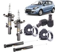 Kit 4 ammortizzatori tamponi supporti cuscinetti SCENIC 1.5 1.6 2.0 2009-2016