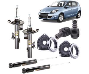 Kit 4 ammortizzatori tamponi supporti cuscinetti SCENIC 1.5 1.6 2.0 2009-2016