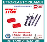 KIT 4 AMMORTIZZATORI TRW AUDI A2 (8Z) 2 ANT + 2 POST NUOVI