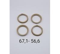 Kit 4 Anelli di Centraggio per cerchi in lega (scegli la misura)