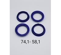 Kit 4 Anelli di Centraggio Tutte Le Misure Cerchi - Mozzo CERCHI AFTERMARKET