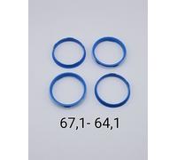 Kit 4 Anelli di Centraggio Tutte Le Misure Cerchi - Mozzo CERCHI AFTERMARKET