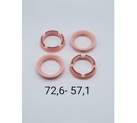 Kit 4 Anelli di Centraggio Tutte Le Misure Cerchi - Mozzo CERCHI AFTERMARKET