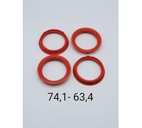 Kit 4 Anelli di Centraggio Tutte Le Misure Cerchi - Mozzo CERCHI AFTERMARKET