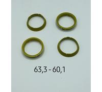 Kit 4 Anelli di Centraggio Tutte Le Misure Cerchi - Mozzo CERCHI AFTERMARKET