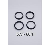 Kit 4 Anelli di Centraggio Tutte Le Misure Cerchi - Mozzo CERCHI AFTERMARKET
