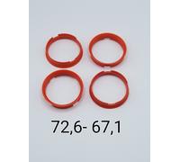 Kit 4 Anelli di Centraggio Tutte Le Misure Cerchi - Mozzo CERCHI AFTERMARKET