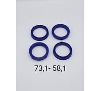 Kit 4 Anelli di Centraggio Tutte Le Misure Cerchi - Mozzo CERCHI AFTERMARKET