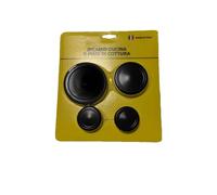 KIT 4 ANELLI + PIATTELLI TECNOGAS 1 GRANDE 1 MEDIO 2 PICCOLI MADE IN ITALY [EEK: E]