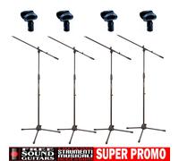 KIT 4 Aste Asta Microfonica + SUPPORTO SUPER OFFERTA PROMO
