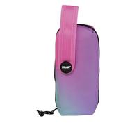 Milan Sunset Pink Confezione da 4 astucci con contenuto standard - Contenuto: gomma 2 temperamatite matita in grafite HB 3 penne a capsula righello da 15 cm 12 matite colorate Ergo e 12 pennarelli