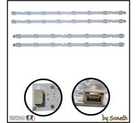 KIT 4 BARRE LED PER THOMSON 55UD6306 55UD6306X1