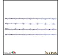 KIT 4 BARRE LED TV PER SAMSUNG UE32H5000 UE32H5000AK UE32H5000AKXKZ