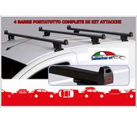 KIT 4 BARRE PORTATUTTO G3 ATLANTIC ACCIAIO ADATTE PER CITROEN JUMPER DAL 2002->