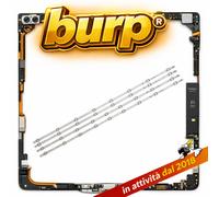 KIT 4 BARRE STRIP LED PER TV 43" JVC LT43C8 LB582 A-TYPE / LB583 B-TYPE