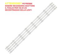 KIT 4 BARRE STRIP LED TV SONY SVG320AE1-REV4-130107 KDL32R400A