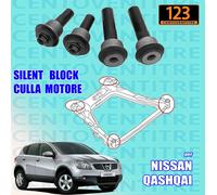 KIT 4 BOCCOLE SILENT BLOCK CULLA PONTE ASSIALE NISSAN QASHQAI RENAULT KOLEOS