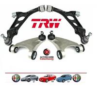 KIT 4 BRACCI SOSPENSIONE ANTERIORI SUPERIORI+INFERIORI TRW ALFA ROMEO 147 156 GT