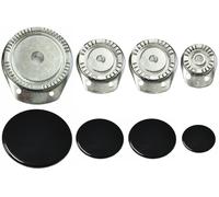 Kit 4 Bruciatori 2 Fori con Piattelli Spartifiamma WHIRLPOOL IGNIS
