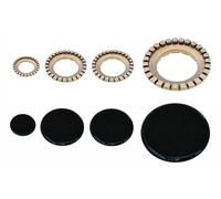 Kit 4 Bruciatori con Anelli Piattelli Spartifiamma STAR Made in Italy
