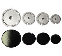 Kit 4 Bruciatori con Piattelli Spartifiamma ORIGINALI ELECTROLUX REX AEG