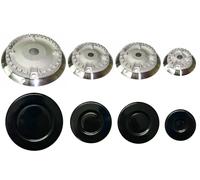 Kit 4 Bruciatori + Piattelli Spartifiamma CANDY Made in Italy ORIGINALI SABAF