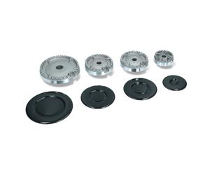 KIT 4 BRUCIATORI PIU' PIATTELLI SPARTIFIAMMA ORIGINALI COMPATIBILI CON CUCINA SCHAUB LORENZ SS450GW