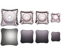 Kit 4 Bruciatori quadrati + Piattelli Spartifiamma ARISTON HOTPOINT INDESIT