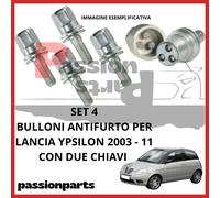 KIT 4 BULLONI ANTIFURTO CERCHI IN LEGA PER LANCIA DELTA DAL 2008