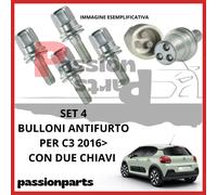 Per DS4 dal 2021 Kit Bulloni Antifurto Starlock Farad per Cerchi in lega