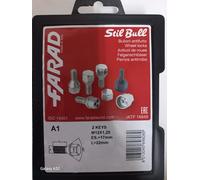 Kit 4 Bulloni Antifurto per Auto Farad Stil Bull Fiat 500 Elettrica dal 2021(A1)