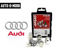 KIT 4 BULLONI FARAD ANTIFURTO AUTO per AUDI A1, A2, A3 E A4 CERCHI IN LEGA