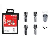 Kit 4 Bulloni Perni Antifurto Ruota Cerchi in Lega per Fiat 500L