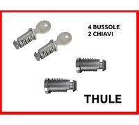 kit 4 bussole cilindretti serratura Thule per Box barre portabici portasci q