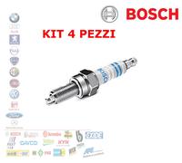 KIT 4 CANDELA ACCENSIONE AUDI 80 VW PASSAT GOLF PER TOYOTA BOSCH 0242229687