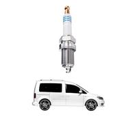 KIT 4 CANDELE compatibile con VW Caddy IV MPV/Space Wagon 1.4 TGI CNG 81 kw anno 2015-2020