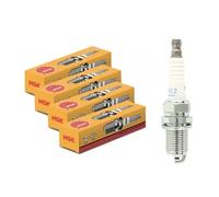 KIT 4 CANDELE ACCENSIONE NGK BKR5EZ 7642 PER MOTORI FIAT RENAULT LANCIA PEUGEOT