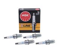 KIT 4 candele NGK BKR6EQUP V-LINE AUDI A6 A8 BMW SERIE 3 5 MINI R50 R52 PORSCHE