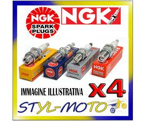 KIT 4 CANDELE NGK BKR6EYA TOYOTA Carina E AT 190 191 ST 191 1.6 4A FE Stand 1993