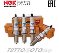 KIT 4 CANDELE NGK CR9EH-9 PER HONDA CBF 600S DAL 2004 AL 2007